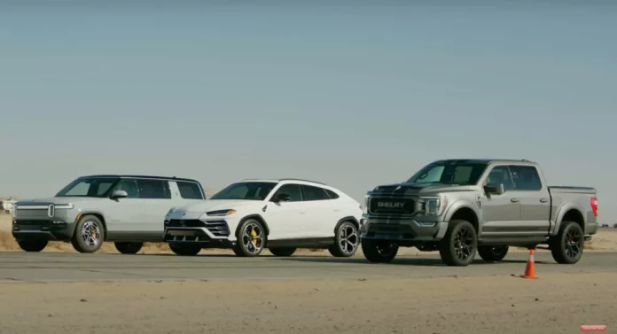 Електричний Rivian R1S випередив бензинові позашляховики Lamborghini Urus і Shelby F-150