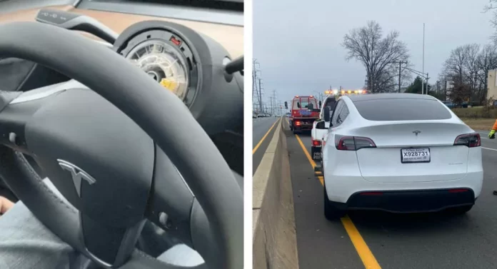 В Tesla Model Y відпало кермо