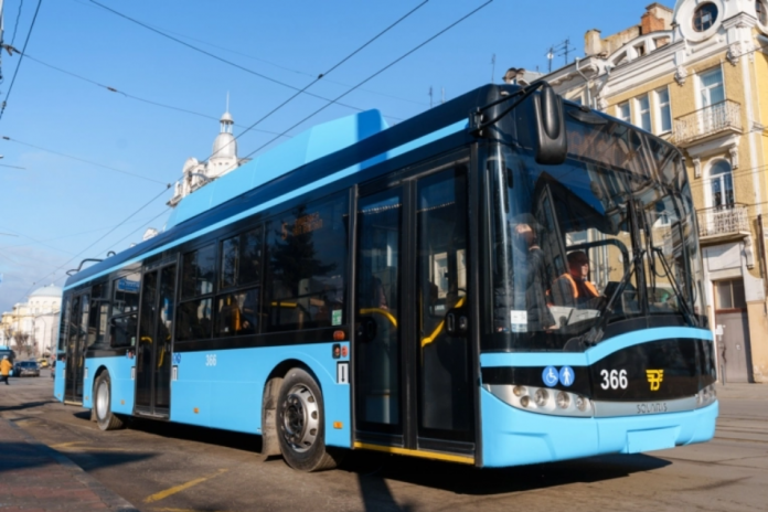 До Вінниці з Польщі надійшли тролейбуси марки Solaris