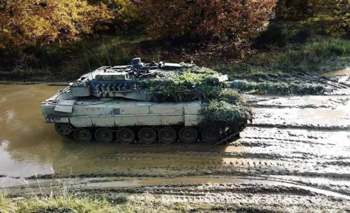У зоні бойових дій в Україні з'явилися танки Leopard 2