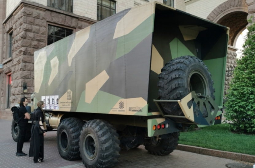 Як виглядає модифікований КрАЗ, що відправився до підрозділів ППО

