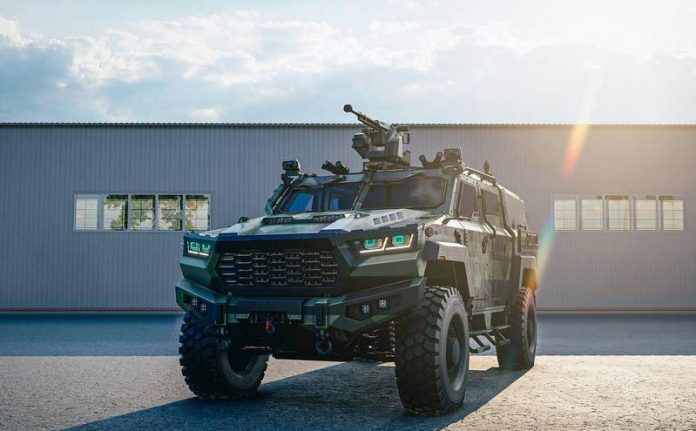 Броньований автомобіль українського виробництва