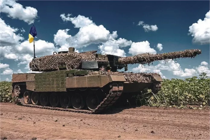Leopard 2A4 з ERA Kontakt-1