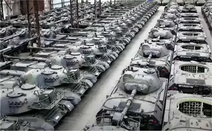 Ангарні укриття OIP Land Systems (серед 500 списаних броньованих машин)