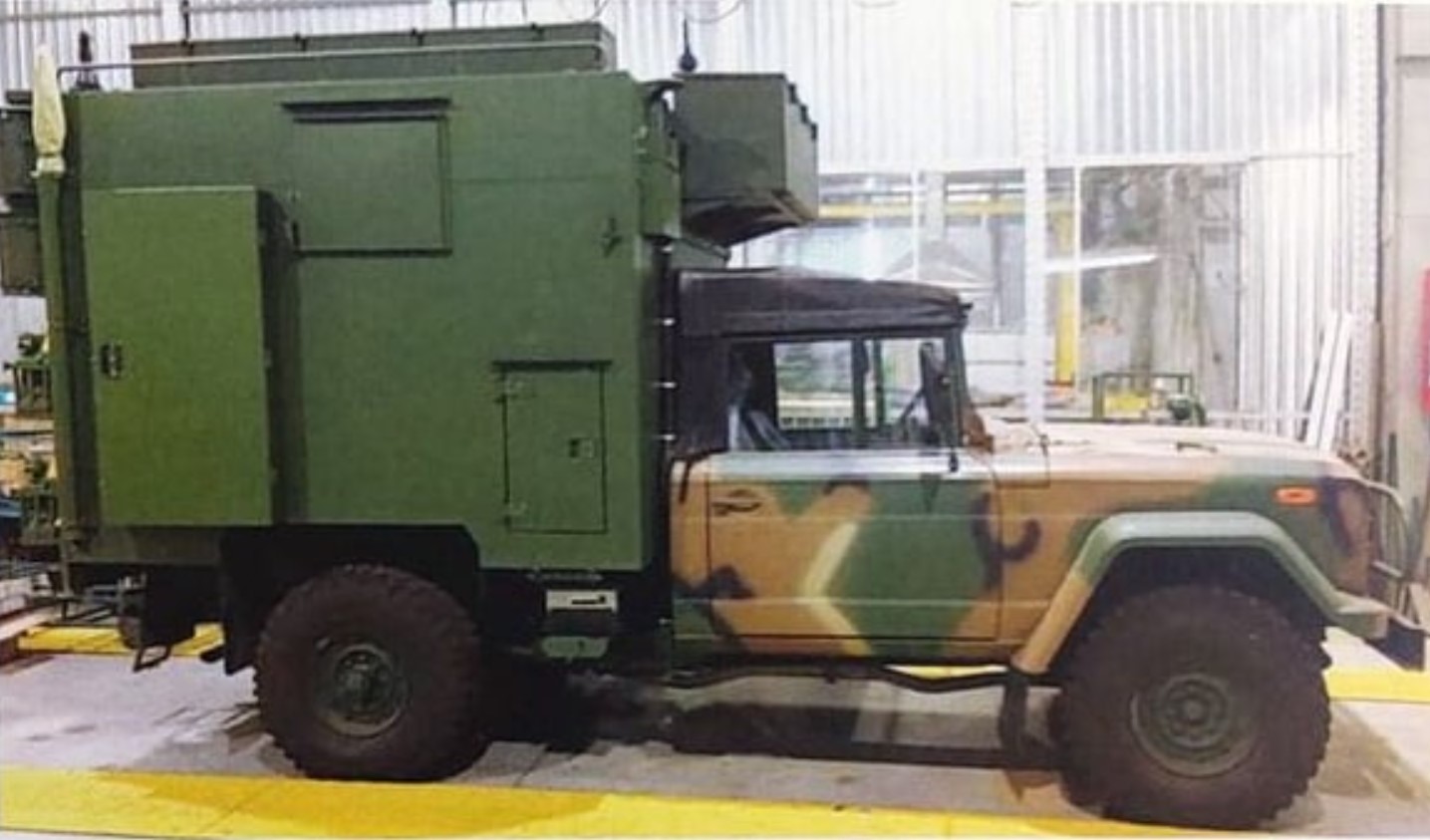 КШМ К-1450-06 на базі автомобіля підвищеної прохідності KIA KM450