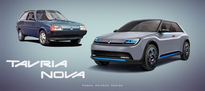 Український дизайнер показав в мережі оновлений концепт Tavria Nova