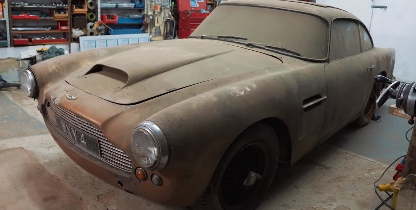 $500 000 на звалище: в покинутому гаражі знайшли раритетний спорткар Aston Martin DB4 1959 року