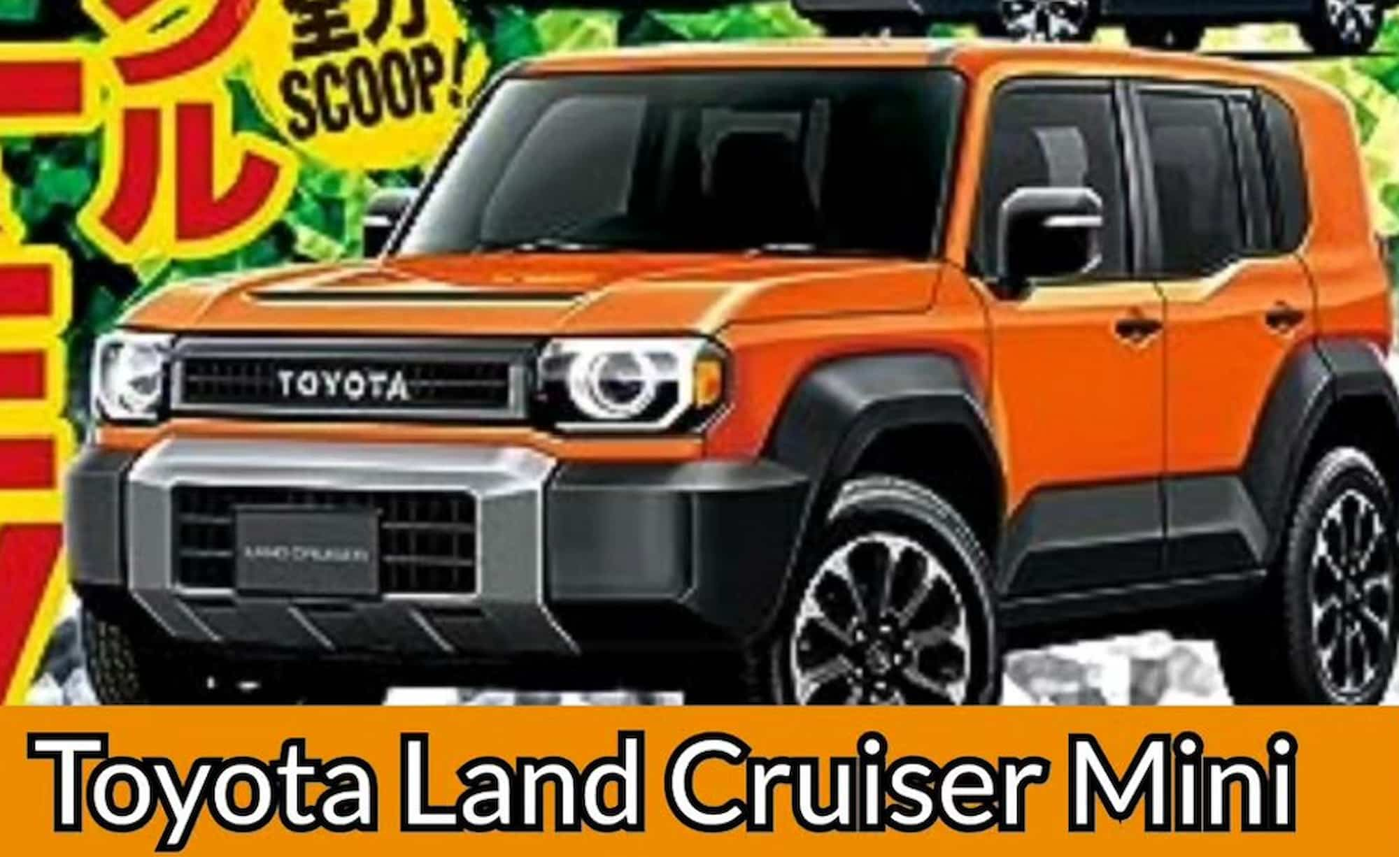 З'явилися зображення нового "недорогого" позашляховика Toyota Land Cruiser Mini