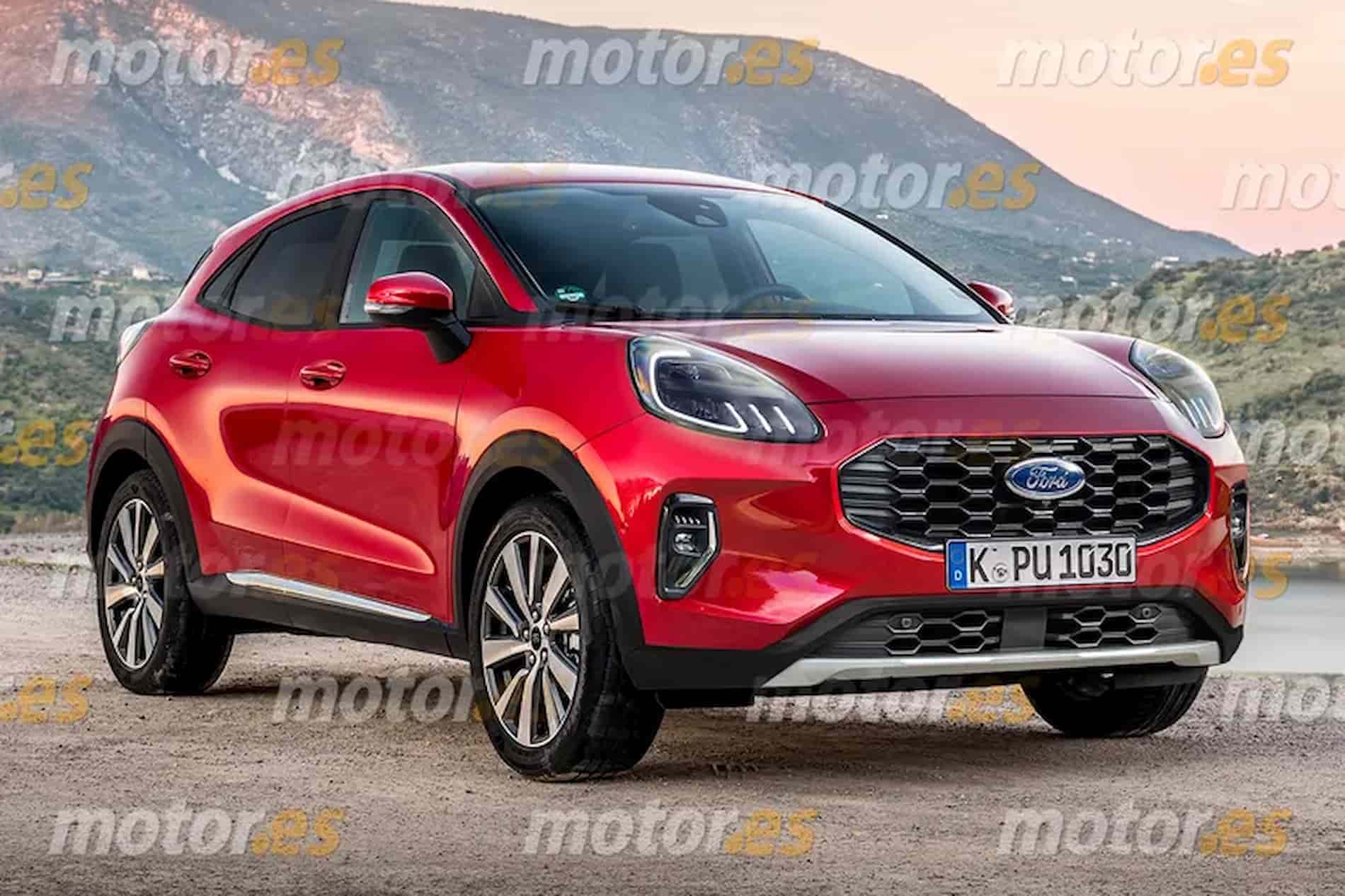 Оновлений варіант недорогого кросовера Ford показали на перших зображеннях