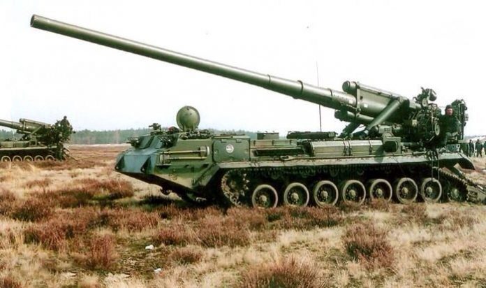 В ЗС РФ мінус ще одна одиниця САУ 2С7 «Піон»: нацгвардійці та їх влучні попадання HIMARS