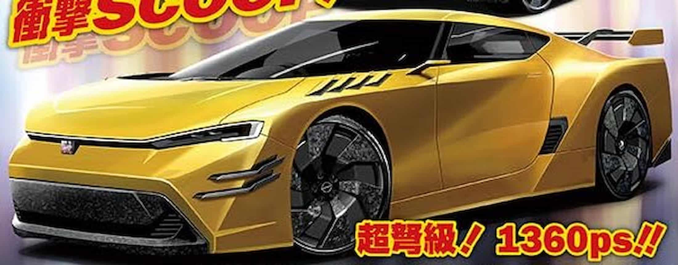 В Японії показали, який вигляд може мати абсолютно новий Nissan GT-R