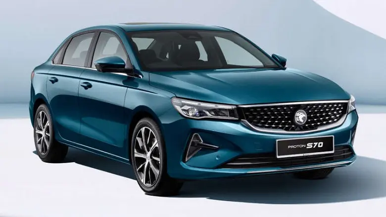 Geely представила новий седан Proton S70 з турбомотором від Coolray