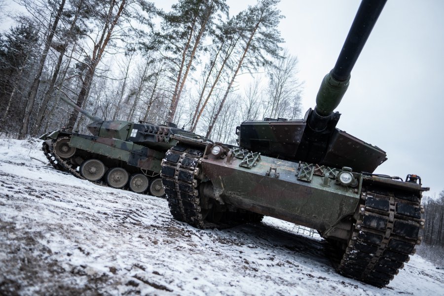 Литва відновила як мінімум 2 українські танки Leopard 2A6 (фото)