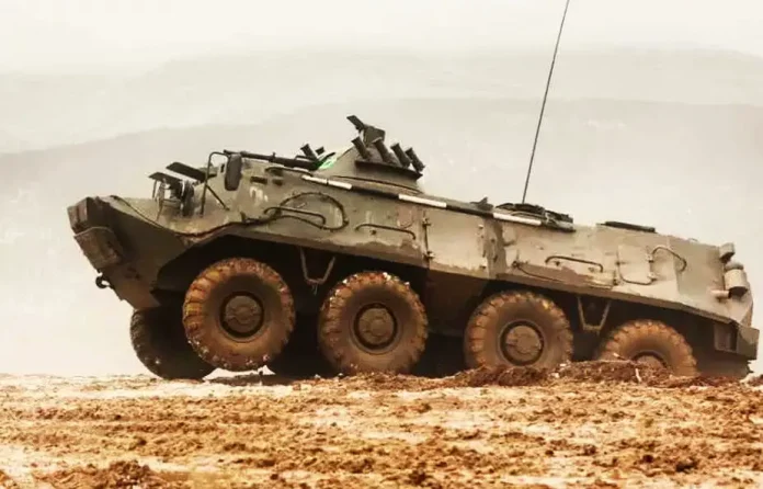 Болгарський БТР-60 бачили під час спільних навчань з армією США у 2018 році