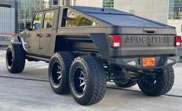 Jeep Gladiator перетворили на 6-колісний позашляховик, готовий до апокаліпсису