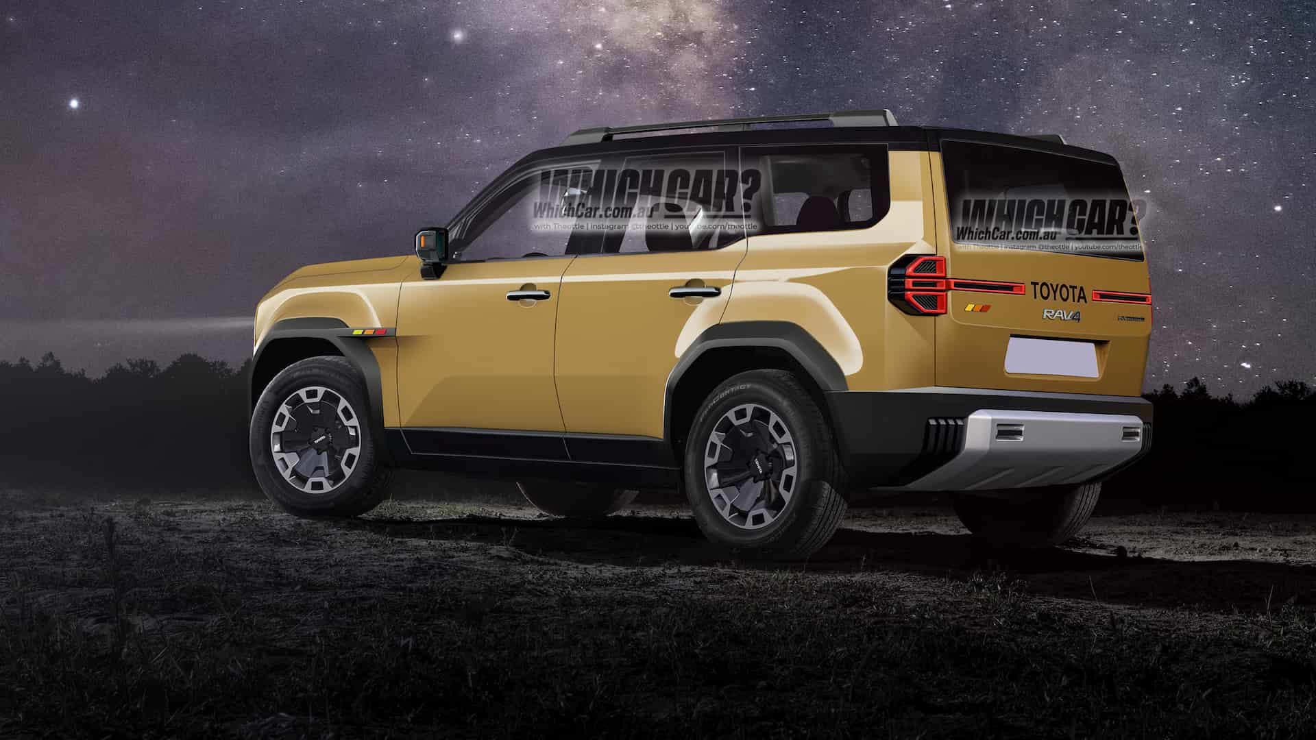 Оновлений Toyota RAV4 може отримати дизайн нового Land Cruiser Prado: спекулятивні рендери