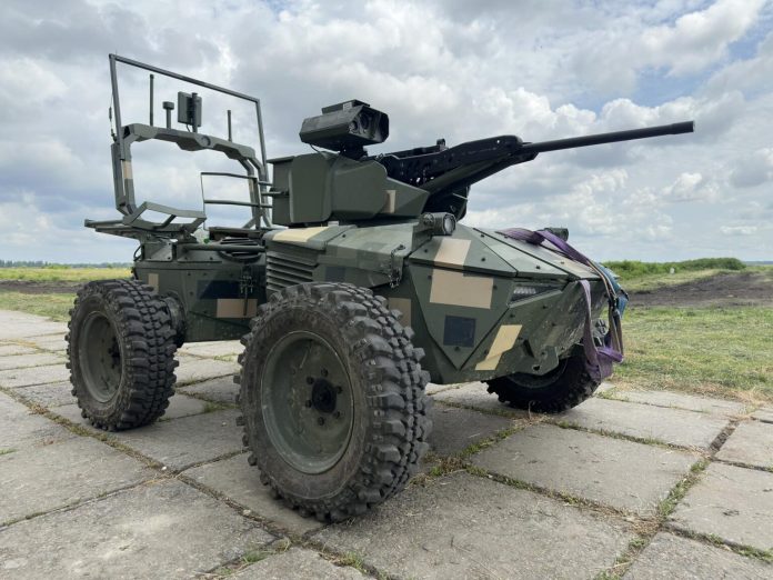 ЗСУ оприлюднили рідкісні кадри ударів наземної безпілотної машини по російських позиціях
