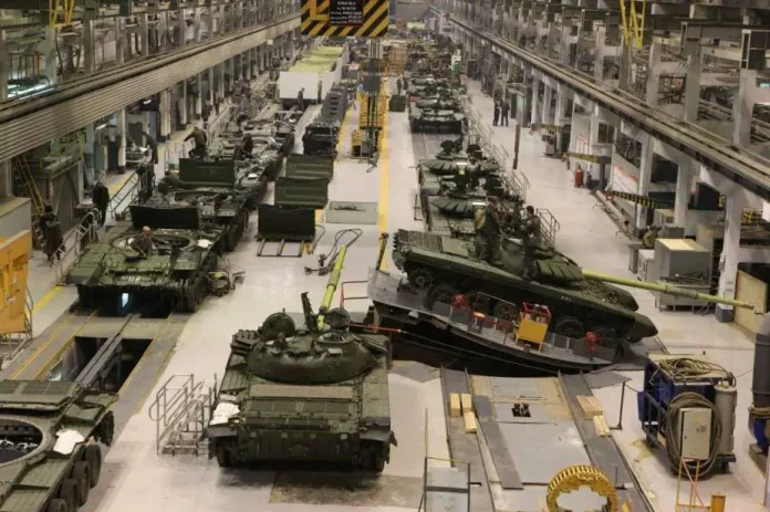 Російський завод з виробництва основних бойових танків