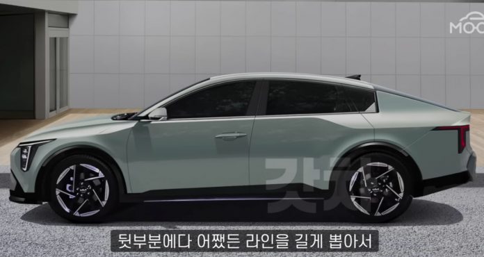 Новий седан Kia K4 показали на першому зображенні