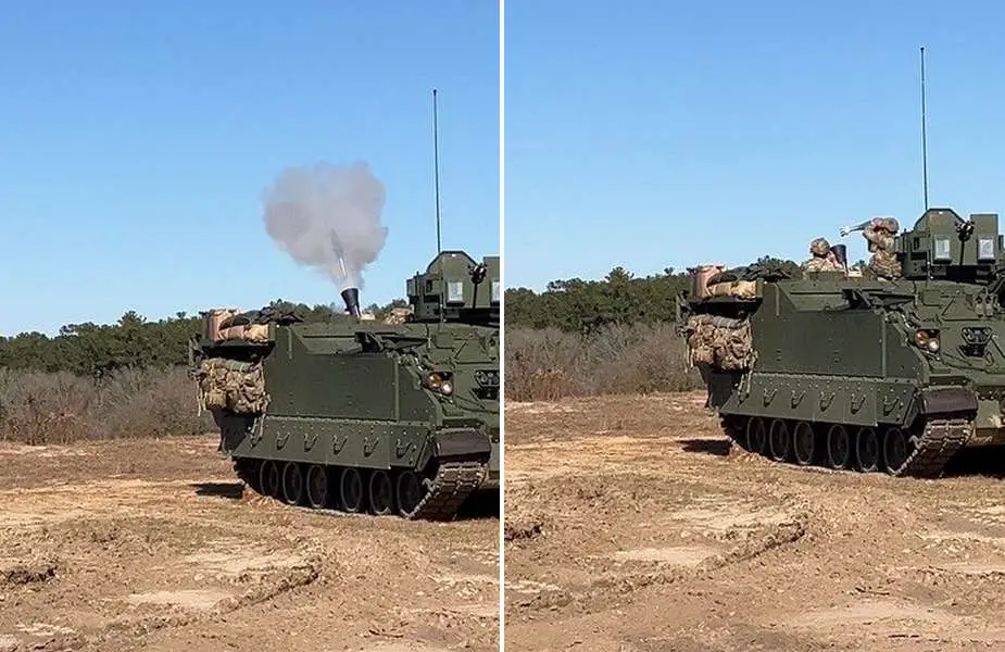 Армія США продемонструвала потужність нового мінометного транспортера AMPV M1287 під час бойових навчань