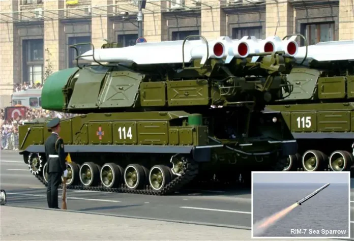 Український ЗРК 9K37 «Бук» для програми FrankenSAM буде озброєно RIM-7 Sea Sparrow