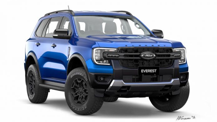 Хардкорна версія позашляховика Ford Everest показалася на перших зображеннях