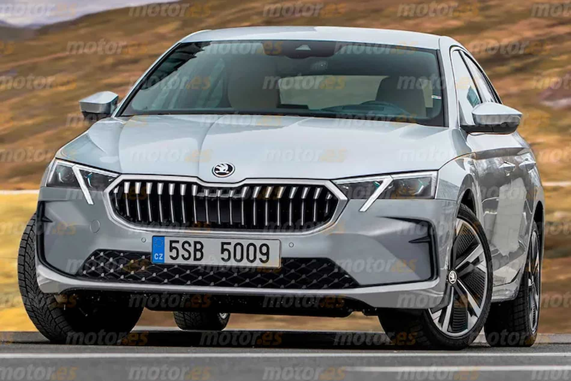 Нову Skoda Octavia (2024) показали на першому зображенні