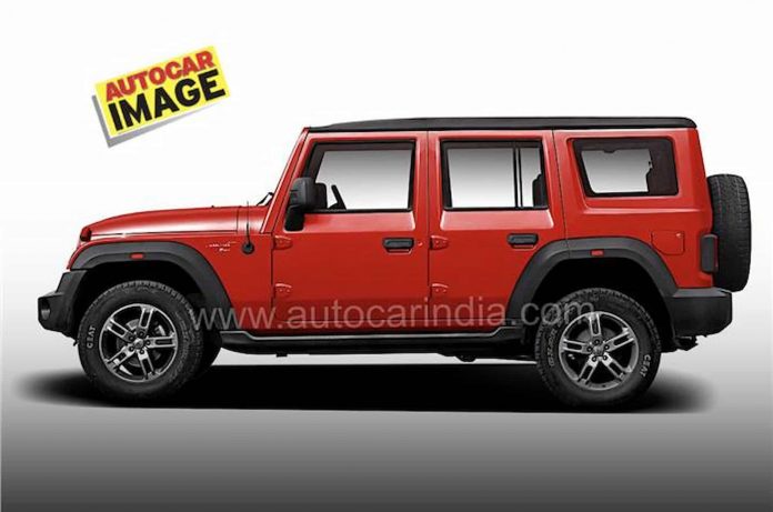 В індійського клону рамного позашляховика Jeep Wrangler з'явиться 5-дверна версія