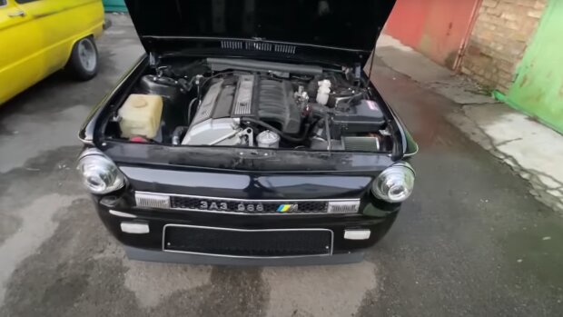 «Чорна мамба»: старенький ЗАЗ отримав новий двигун від BMW на 150 к.с. та шкірний салон