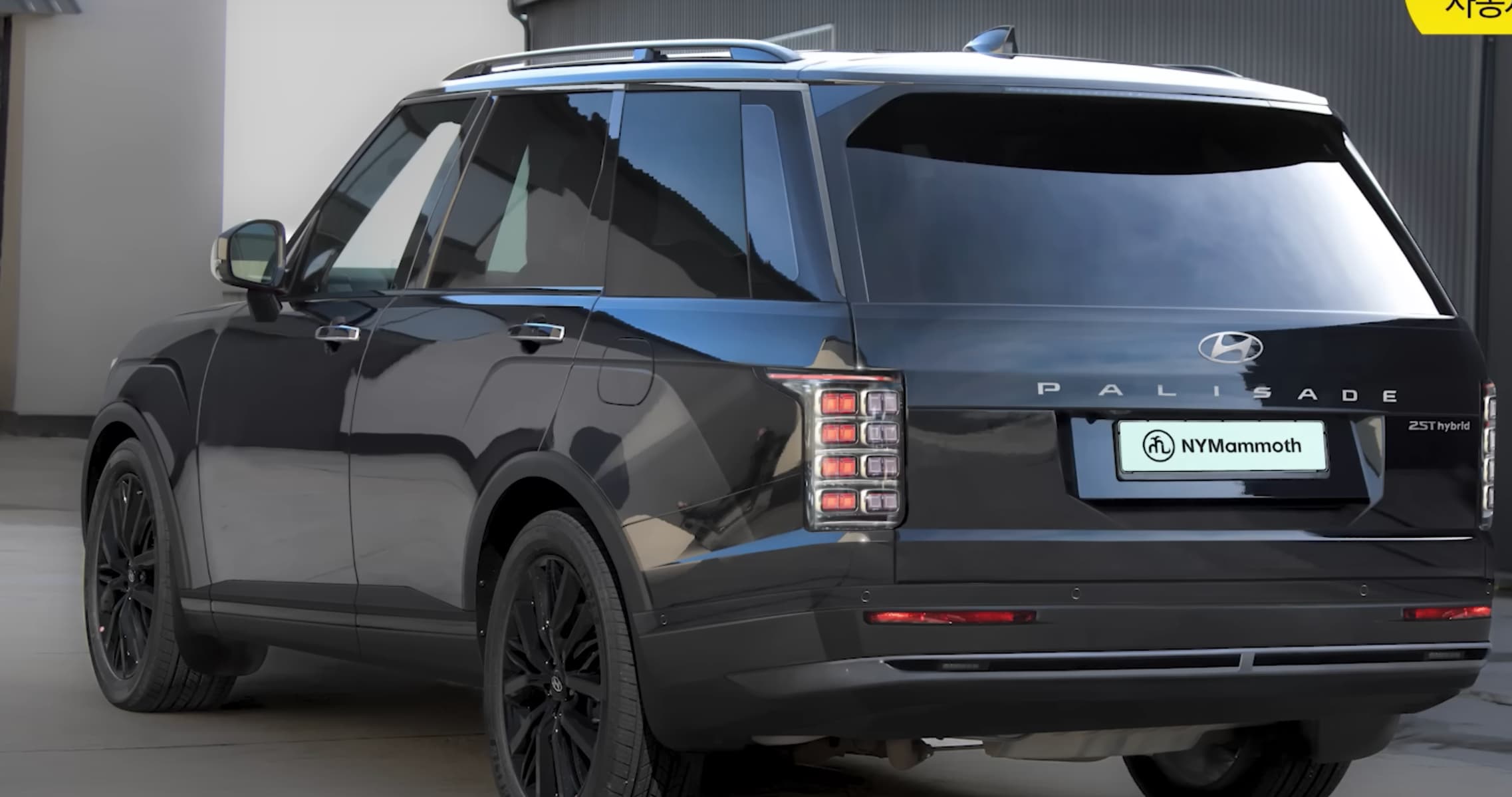 Нове покоління великого кросовера Hyundai Palisade (2026) показали на рендерах