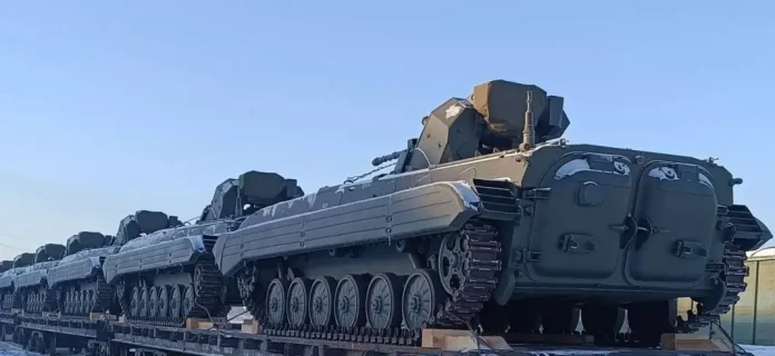 Російська армія отримала нову партію БМП-1АМ 