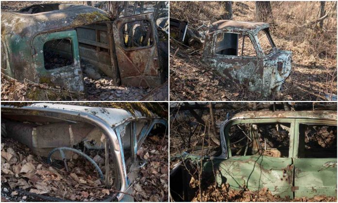 На Алясці випадково знайшли місто з покинутими ретро-автомобілями