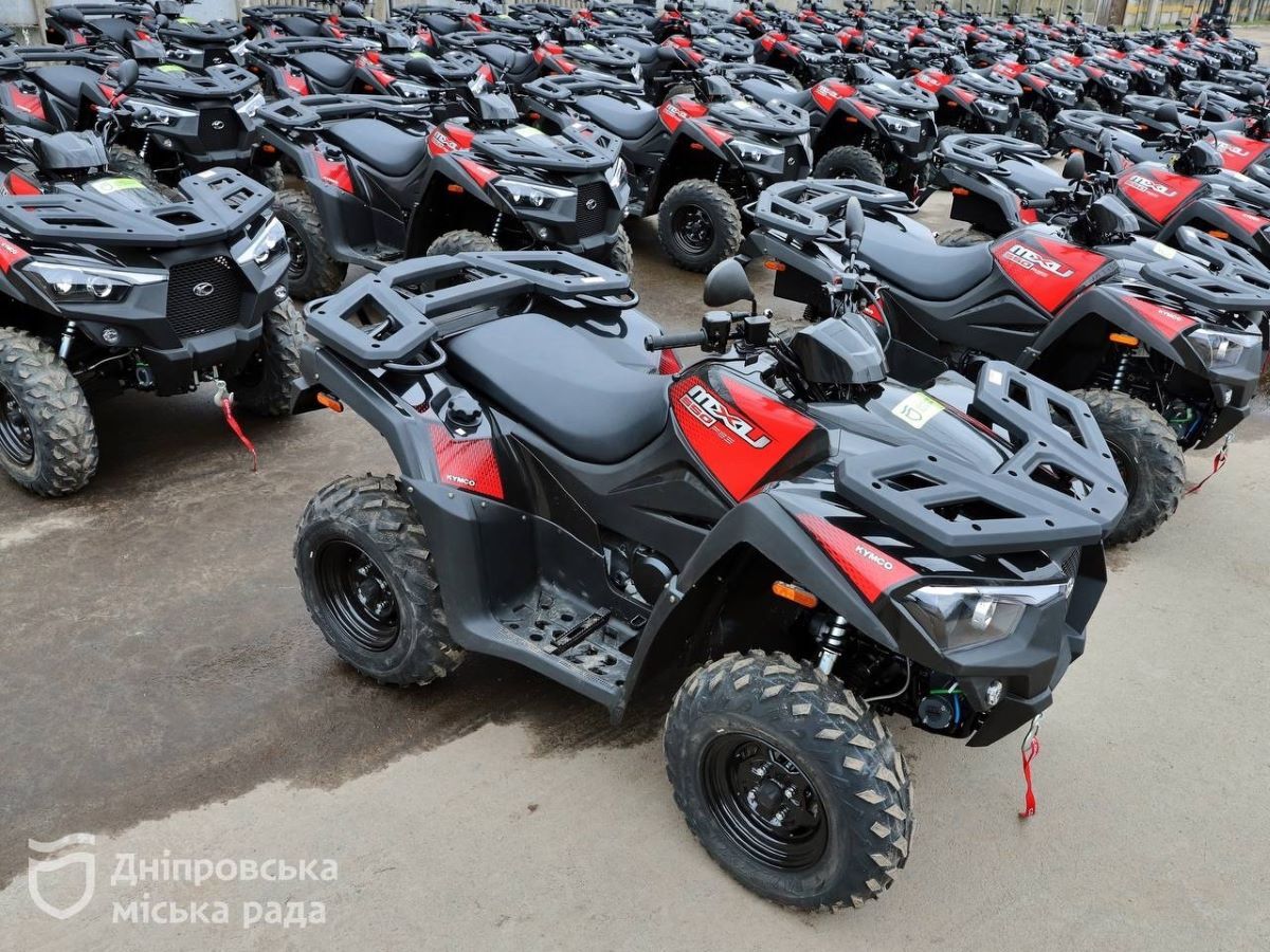 Дніпровська мерія витратила 890 000 євро на несправні квадроцикли для ЗСУ