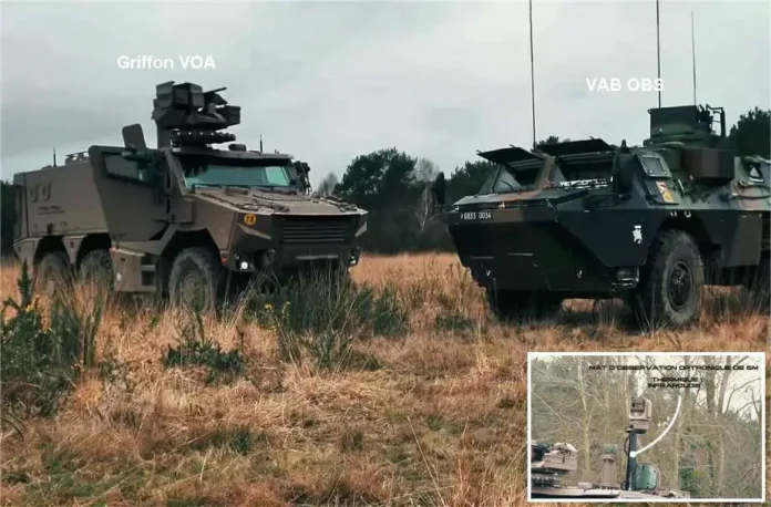 Артилерійська спостережна машина Griffon VOA замінює стару VAB OBS