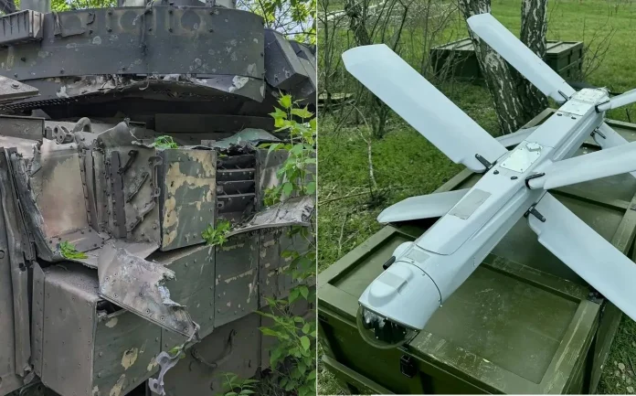 Броня БМП Bradley врятувала життя бійців ЗСУ під час атаки російського «Ланцета»
