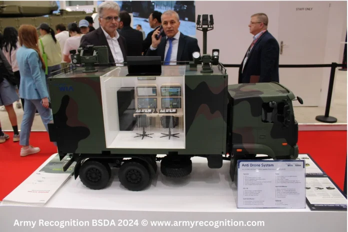 Макет Hyundai WIA Anti-Drone на виставці BSDA 2024 (Джерело зображення: Army Recognition)