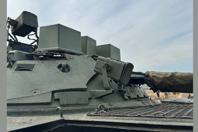 Система Triton Anti FPV встановлена ​​на БМП-2М нібито в Україні