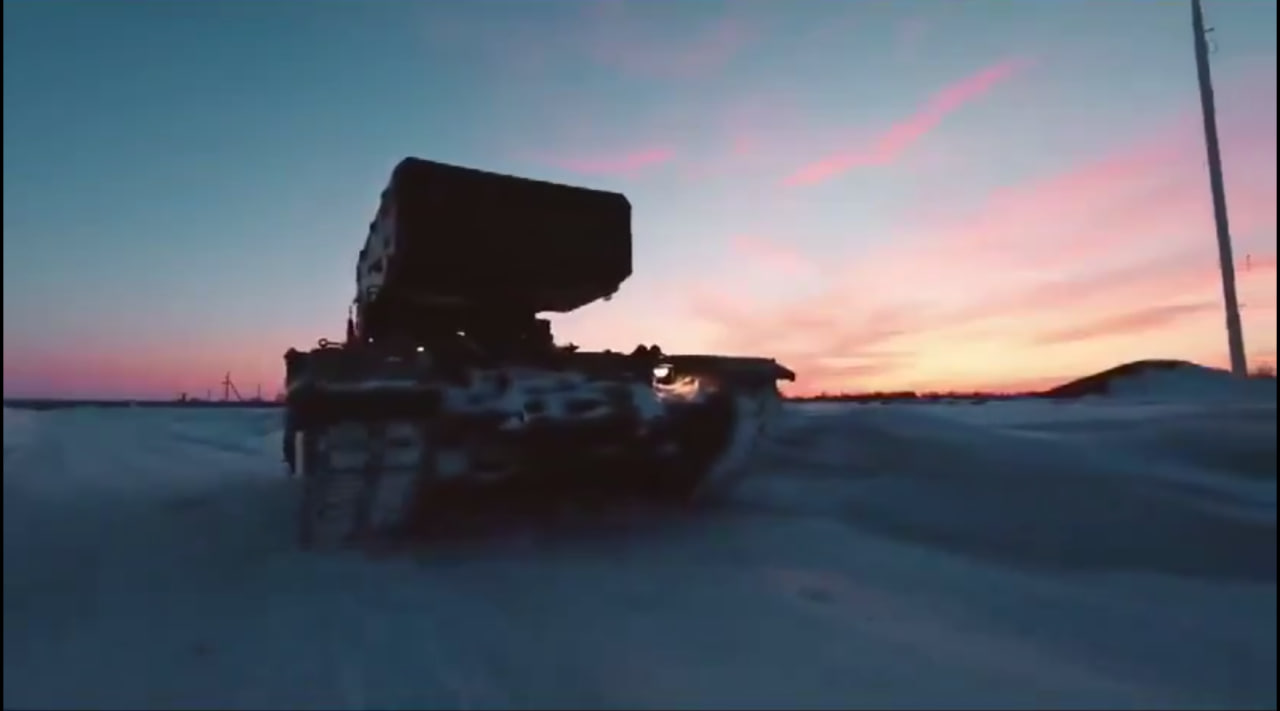 ТОС-1 "Солнцепек" під час випробувань
