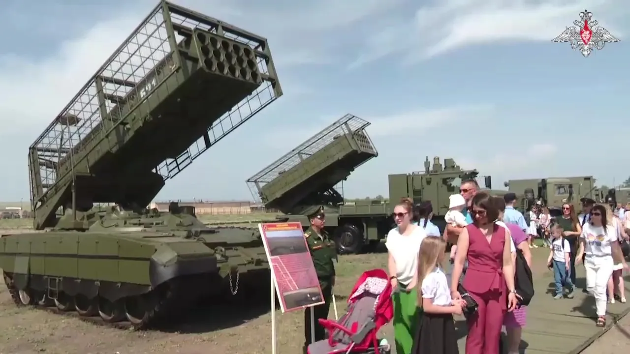 Росія показала нову термобаричну ракетну установку ТОС-3 - Wheel News
