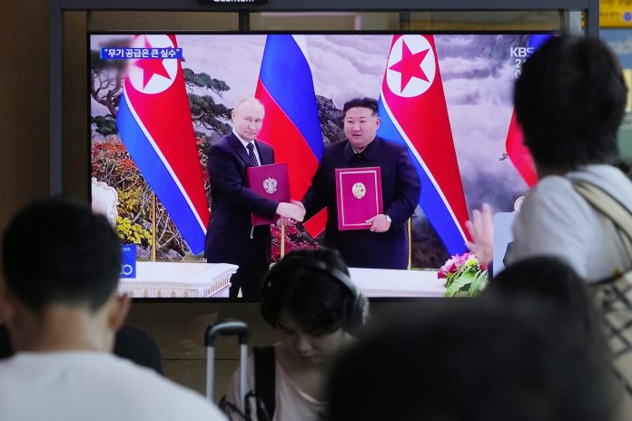 Володимир Путін і Кім Чен Ин, ілюстративне зображення. Фото Eastnews.ua