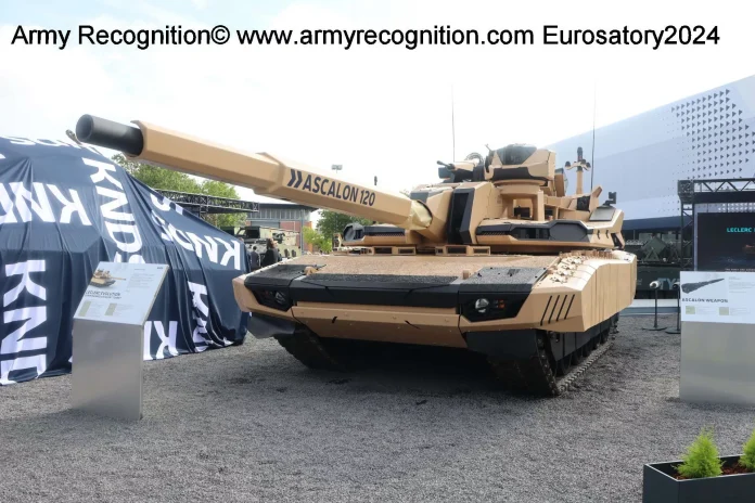 KNDS Leclerc Evolution оснащений 120-мм гарматою AscalonR (Джерело зображення: Army Recognition)