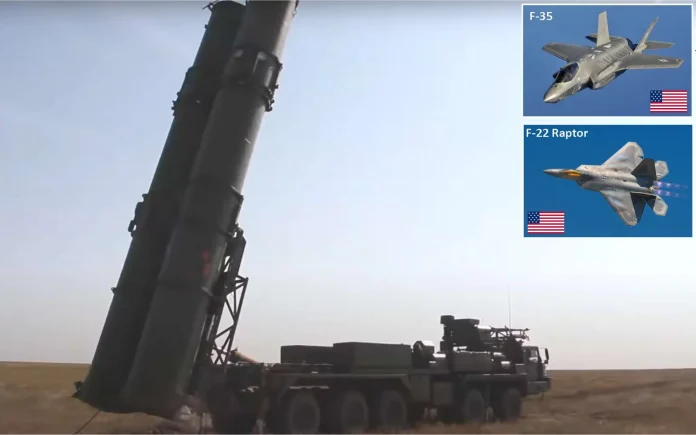 Нові російські зенітно-ракетні комплекси С-500 зможуть перехоплювати винищувачі-невидимки, такі як американські F-35 або F-22 Raptor