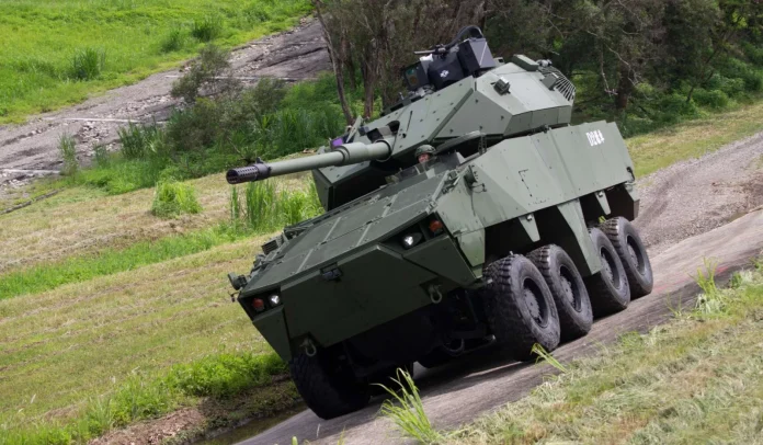 Цей прототип D2 нового 105-мм винищувача танків 8x8, ймовірно, можна вважати попередником бойової машини піхоти Clouded Leopard II (Джерело зображення: Міністерство оборони Тайваню)