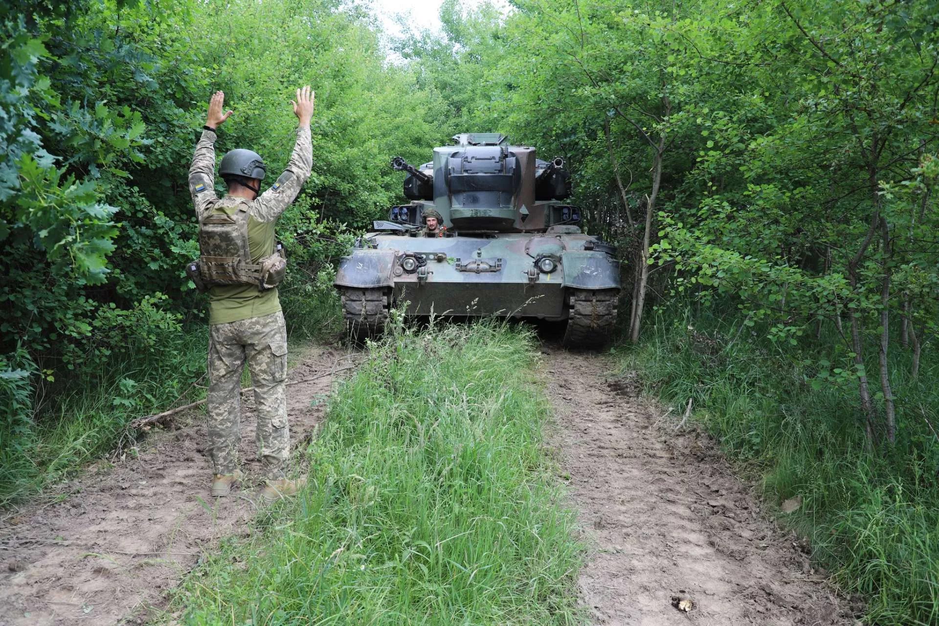 США надають системи ППО Gepard Cheetah (Джерело фото: Міноборони України)