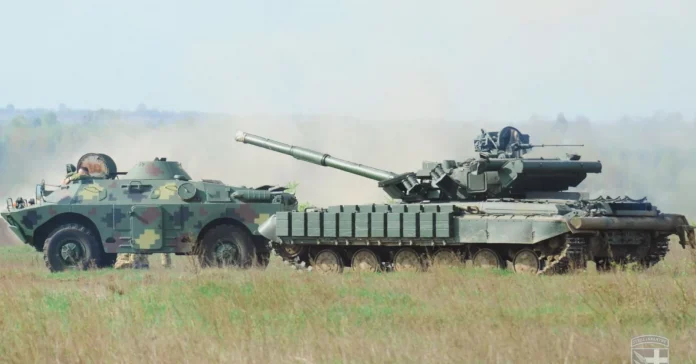 БРДМ2 і Т64 БВ щойно надійшли на озброєння 150-ї механізованої бригади ЗСУ (Джерело фото: 150-та механізована бригада)