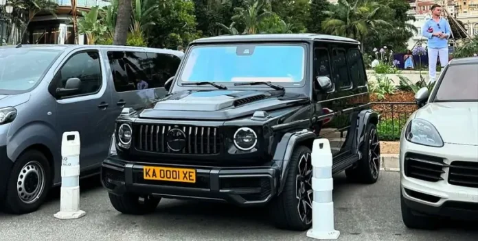 Розкішний Mercedes-Benz G-Class за 280 000 євро на київських номерах помітили в Монако