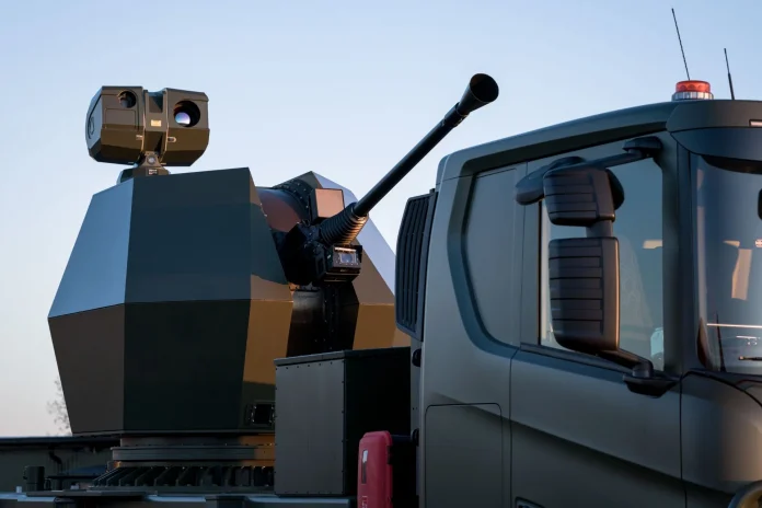 Система управління вогнем Tridon Mk2 є варіантом системи протиповітряної оборони (AD) Chess Dynamics (Джерело зображення: Chess Dynamics)