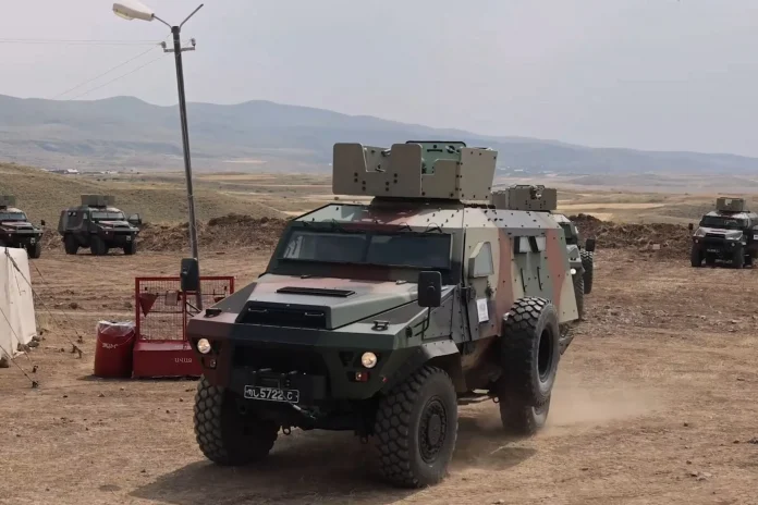 Війська США та Вірменії використовують бронетранспортер Bastion під час спільних навчань