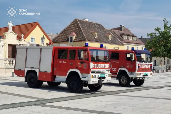 Рятувальники Харківщини отримали від Австрії транспортну допомогу