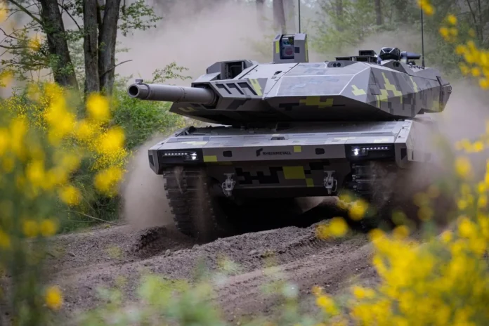 Panther KF51 — німецький основний бойовий танк виробництва Rheinmetall (Джерело зображення: Rheinmetall)